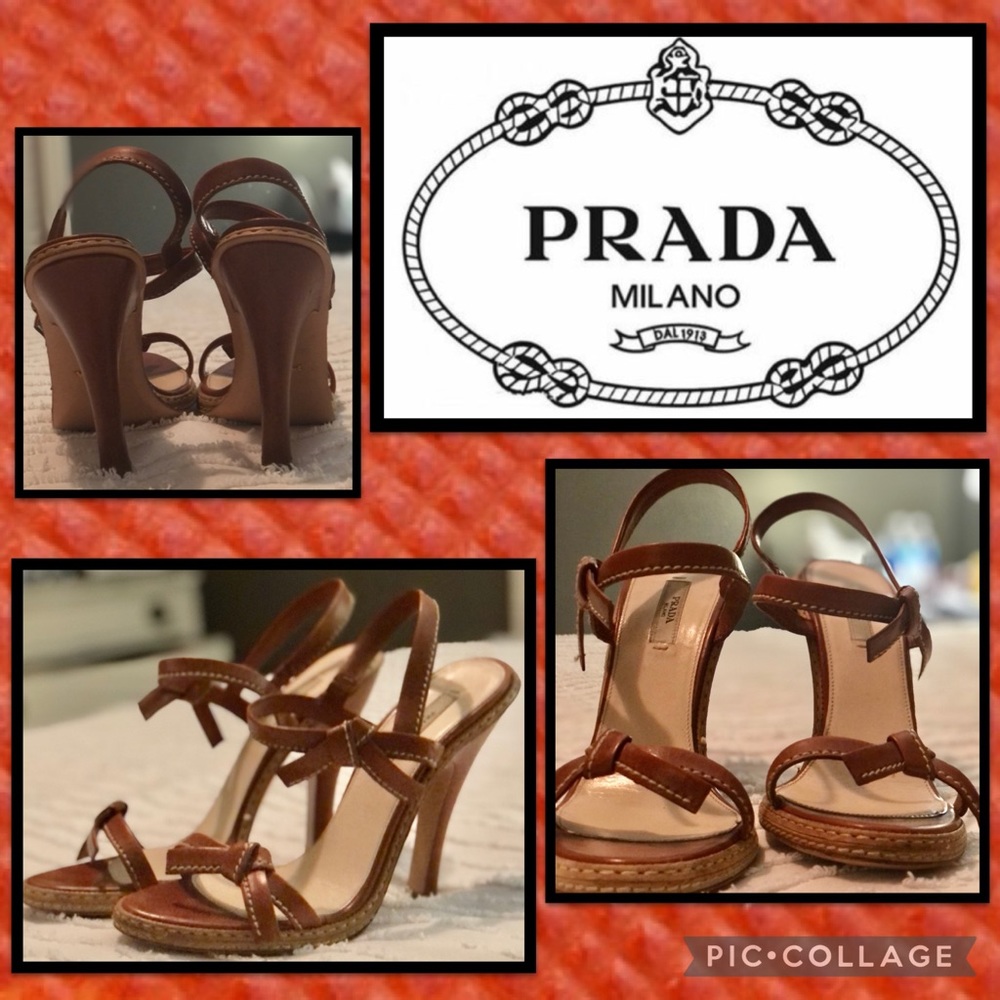 PRADA Super Sexy Strappy High Heels